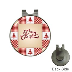 Christmas Xmas Patterns Pattern Hat Clips With Golf Markers by Nexatart