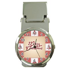 Christmas Xmas Patterns Pattern Money Clip Watches