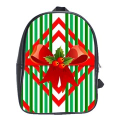 Christmas Gift Wrap Decoration Red School Bags (xl)  by Nexatart