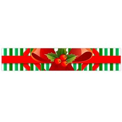 Christmas Gift Wrap Decoration Red Flano Scarf (large)