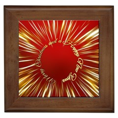 Christmas Greeting Card Star Framed Tiles by Nexatart