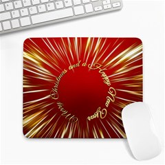 Christmas Greeting Card Star Large Mousepads by Nexatart