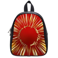 Christmas Greeting Card Star School Bags (small)  by Nexatart