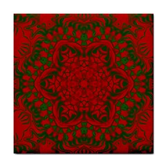 Christmas Kaleidoscope Art Pattern Tile Coasters by Nexatart