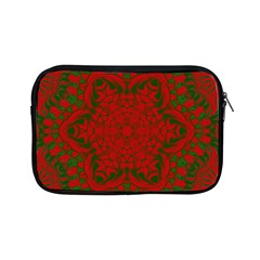 Christmas Kaleidoscope Art Pattern Apple Ipad Mini Zipper Cases by Nexatart