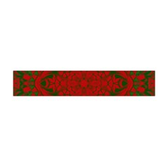 Christmas Kaleidoscope Art Pattern Flano Scarf (mini) by Nexatart