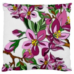 Lovely Flower Design  Standard Flano Cushion Case (one Side)