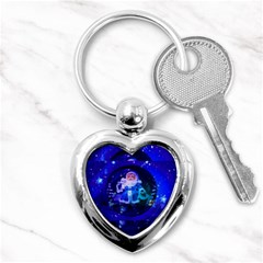 Christmas Nicholas Ball Key Chains (heart)  by Nexatart