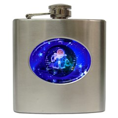 Christmas Nicholas Ball Hip Flask (6 Oz) by Nexatart