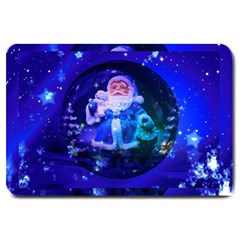 Christmas Nicholas Ball Large Doormat  by Nexatart