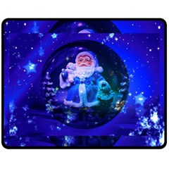 Christmas Nicholas Ball Fleece Blanket (medium)  by Nexatart