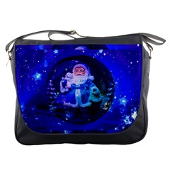 Christmas Nicholas Ball Messenger Bags by Nexatart