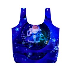 Christmas Nicholas Ball Full Print Recycle Bags (m)  by Nexatart