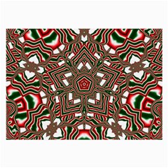 Christmas Kaleidoscope Large Glasses Cloth by Nexatart