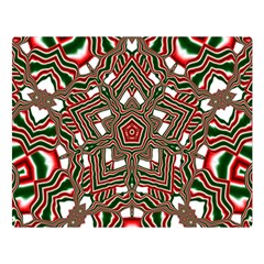 Christmas Kaleidoscope Double Sided Flano Blanket (large)  by Nexatart