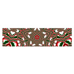 Christmas Kaleidoscope Satin Scarf (oblong) by Nexatart