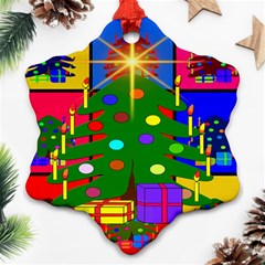 Christmas Ornaments Advent Ball Ornament (snowflake) by Nexatart