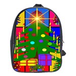 Christmas Ornaments Advent Ball School Bags (XL)  Front