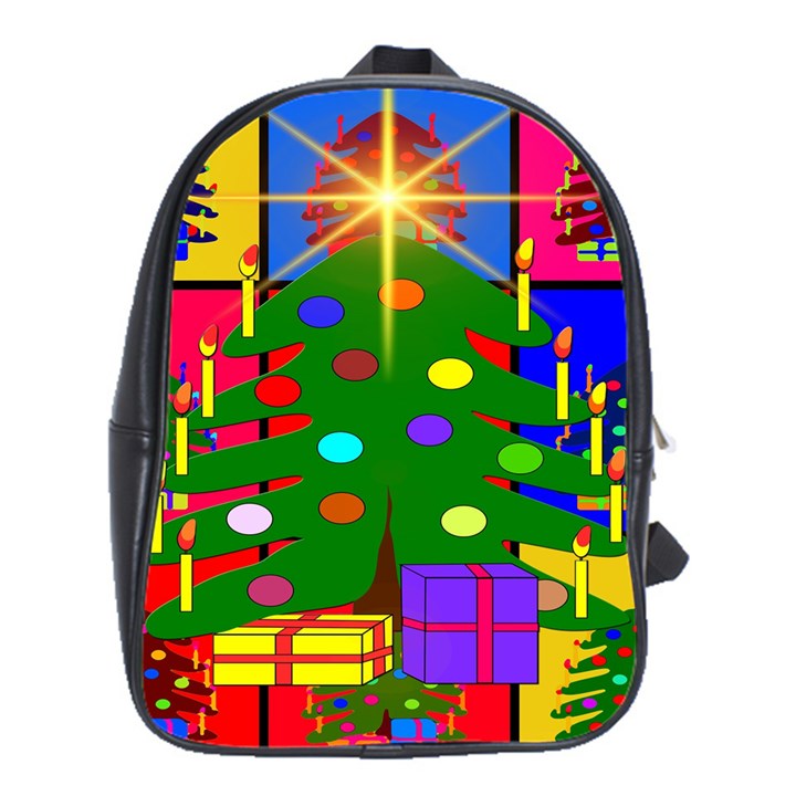 Christmas Ornaments Advent Ball School Bags (XL) 