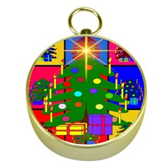 Christmas Ornaments Advent Ball Gold Compasses by Nexatart