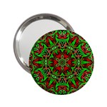 Christmas Kaleidoscope Pattern 2.25  Handbag Mirrors Front