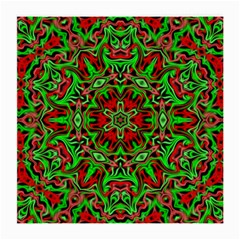 Christmas Kaleidoscope Pattern Medium Glasses Cloth (2-side) by Nexatart