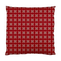 Christmas Paper Pattern Standard Cushion Case (one Side) by Nexatart