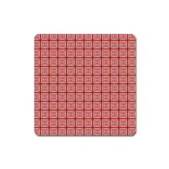 Christmas Paper Wrapping Pattern Square Magnet by Nexatart