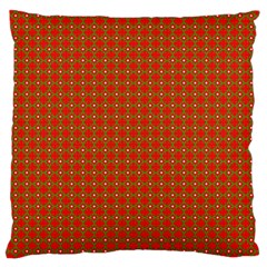 Christmas Paper Wrapping Paper Pattern Large Cushion Case (one Side) by Nexatart