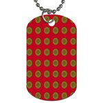 Christmas Paper Wrapping Paper Dog Tag (One Side) Front