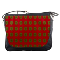 Christmas Paper Wrapping Paper Messenger Bags by Nexatart