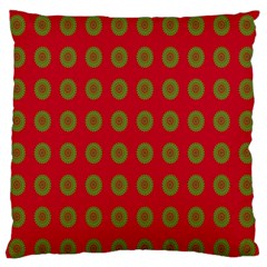 Christmas Paper Wrapping Paper Large Flano Cushion Case (two Sides) by Nexatart