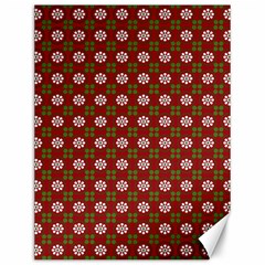 Christmas Paper Wrapping Pattern Canvas 12  X 16   by Nexatart