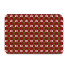 Christmas Paper Wrapping Pattern Plate Mats by Nexatart