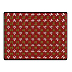 Christmas Paper Wrapping Pattern Fleece Blanket (small) by Nexatart