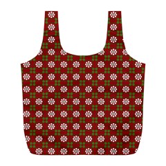 Christmas Paper Wrapping Pattern Full Print Recycle Bags (l)  by Nexatart