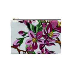 Lovely Flower Design  Cosmetic Bag (medium)  by GabriellaDavid