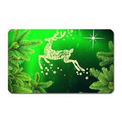 Christmas Reindeer Happy Decoration Magnet (Rectangular)