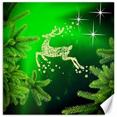 Christmas Reindeer Happy Decoration Canvas 20  x 20  