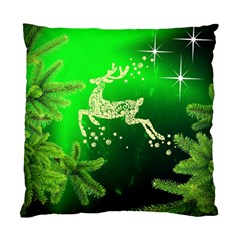 Christmas Reindeer Happy Decoration Standard Cushion Case (One Side)