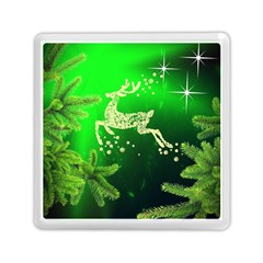 Christmas Reindeer Happy Decoration Memory Card Reader (Square) 