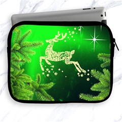 Christmas Reindeer Happy Decoration Apple iPad 2/3/4 Zipper Cases