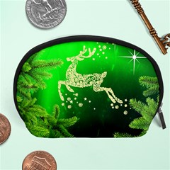 Christmas Reindeer Happy Decoration Accessory Pouches (Large) 