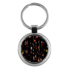 Christmas Star Advent Golden Key Chains (Round) 