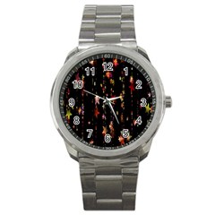 Christmas Star Advent Golden Sport Metal Watch