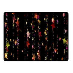 Christmas Star Advent Golden Double Sided Fleece Blanket (Small) 