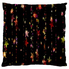 Christmas Star Advent Golden Standard Flano Cushion Case (Two Sides)