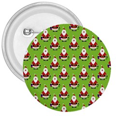 Christmas Santa Santa Claus 3  Buttons by Nexatart