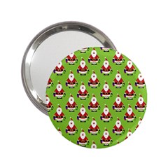 Christmas Santa Santa Claus 2 25  Handbag Mirrors by Nexatart