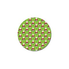 Christmas Santa Santa Claus Golf Ball Marker (4 Pack) by Nexatart